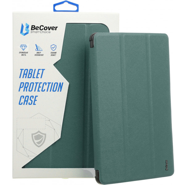 Фото - Чохол для планшету BeCover Tri Fold Soft TPU Silicone for Apple iPad 10.2 2019/2020/2021 Dark Green (708514)