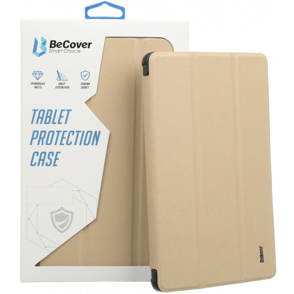 Фото - Чохол для планшету BeCover Tri Fold Soft TPU Silicone for Apple iPad 10.2 2019/2020/2021 Gold (706883)