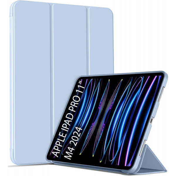 Фото - Чохол для планшету BeCover Tri Fold Soft TPU Silicone for Apple iPad Pro 11'' M4 2024 Light Blue (711748)