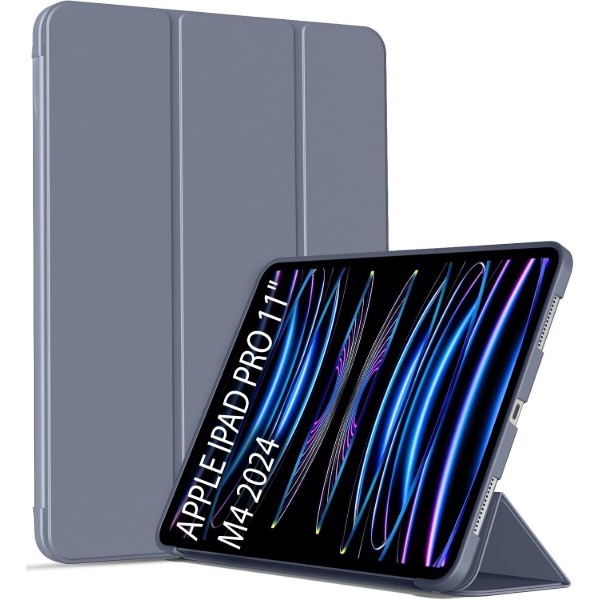 Фото - Чехол для планшета BeCover Tri Fold Soft TPU Silicone for Apple iPad Pro 11'' M4 2024 Purple (711749)
