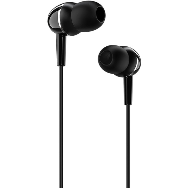 Фото - Навушники вкладиші дротові BOROFONE BM36 Acura Universal earphones with mic Black (6931474709691)