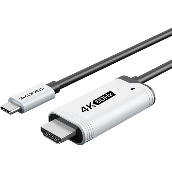 Фото - Кабель Cabletime USB Type-C (M) HDMI (M) 2 м (CC17L) Фото - Кабель Cabletime USB Type-C (M) HDMI (M) 2 м (CC17L)