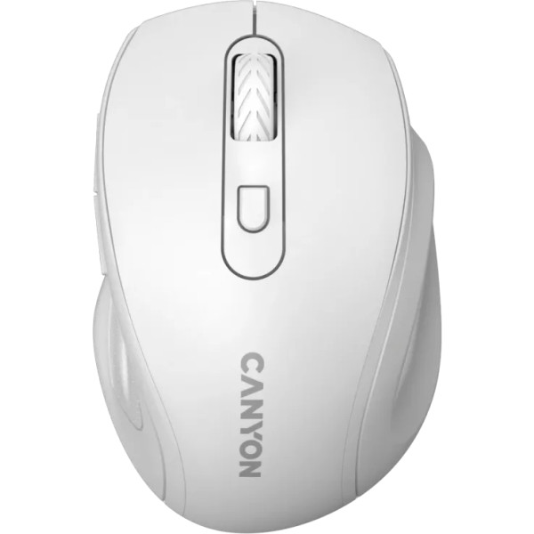 Фото - Миша бездротова Canyon OnClick 20 Wireless Ergonomic Silent White (CNE-CMSW20W)