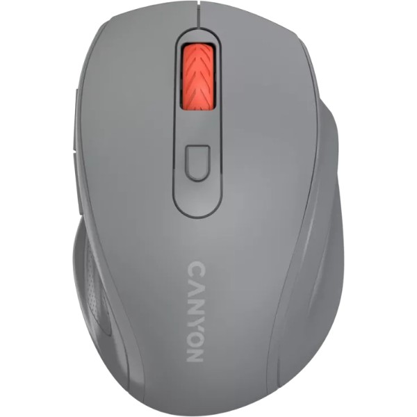 Фото - Мышь беспроводная Canyon OnClick 20 Wireless Ergonomic Silent Dark grey (CNE-CMSW20DG) Фото - Мышь беспроводная Canyon OnClick 20 Wireless Ergonomic Silent Dark grey (CNE-CMSW20DG)