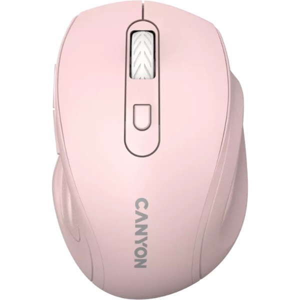 Фото - Мышь беспроводная Canyon OnClick 20 Wireless Ergonomic Silent Pink (CNE-CMSW20P)