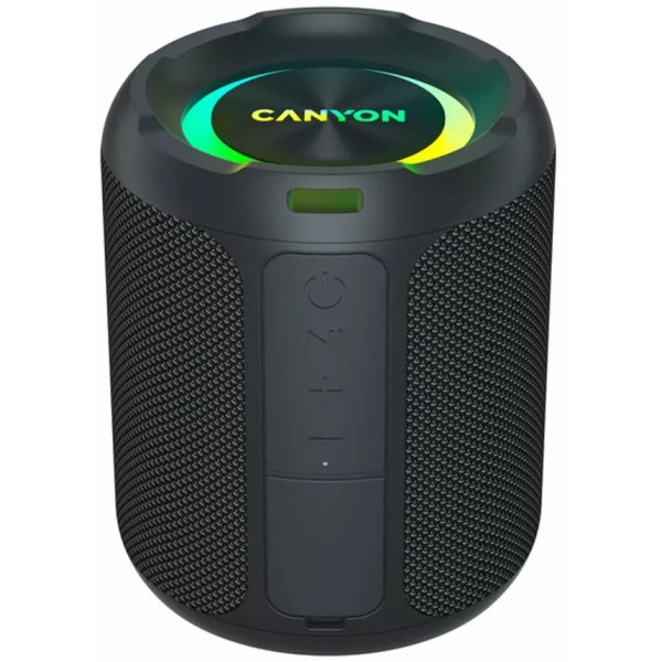 Фото - Портативна акустика Canyon OnMove 11 IPX6 TWS 20W EQ RGB Black (CNE-CBTSP11)