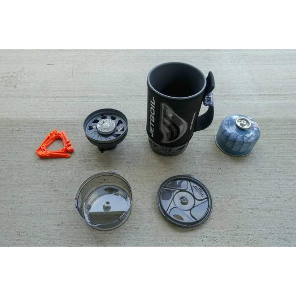 Фото - Пальник газовий Jetboil Flash 1 л Carbon (JB FLCBN)