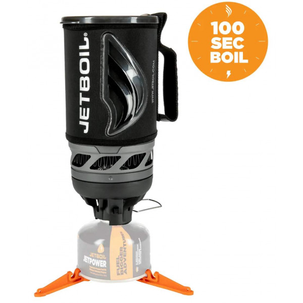 Фото - Пальник газовий Jetboil Flash 1 л Carbon (JB FLCBN)