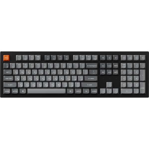 Фото - Клавиатура беспроводная Keychron K10 Max Super Banana Switch Black RGB (K10M-H4-UA)
