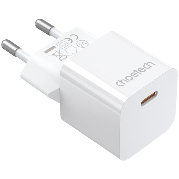 Фото - Мережевий зарядний пристрій Choetech 1USBх3A White (PD5010-EU)