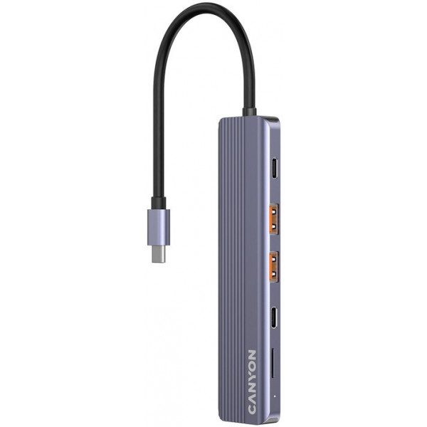Фото - Хаб USB Canyon 6 port 4k USB-C Hub DS-17 (CNS-TDS17) Фото - Хаб USB Canyon 6 port 4k USB-C Hub DS-17 (CNS-TDS17)