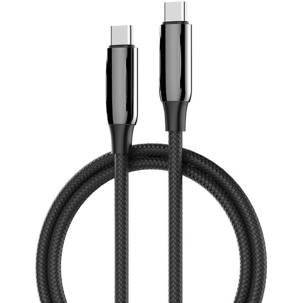 Фото - Кабель Colorway Type-C - Type-C (PVC+Aluminum Alloy) (PD Fast Charging 240W) 5А 1м Black