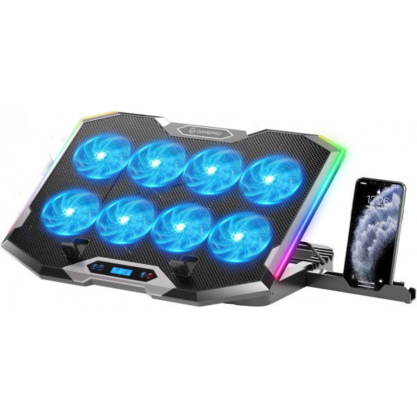 Фото - Підставка під ноутбук охолоджуюча GamePro CP870 Black