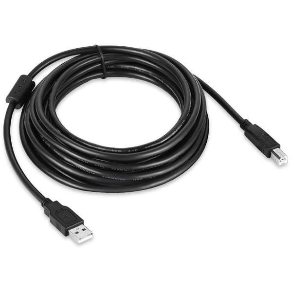 Фото - Кабель USB type A - USB type B Colorway USB 2.0 AM to BM Print Cable 3m (CW-CBUB073-BK)