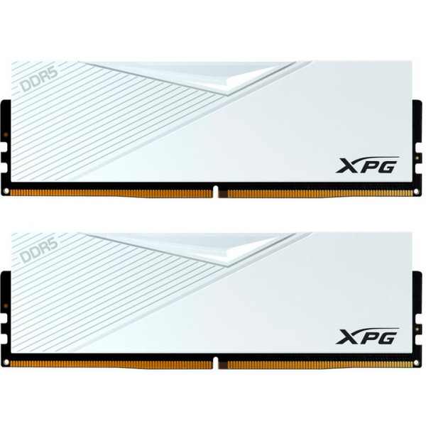 Фото - Память DDR ADATA DDR5-6000 32768MB PC5-48000 (Kit of 2x16384) XPG Lancer White (AX5U6000C3016G-DCLAWH)