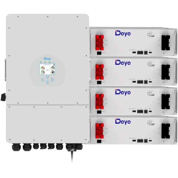 Фото - Система хранения энергии Deye SUN-12K-SG02LP1-EU-AM3-4DE20.48K-LFP