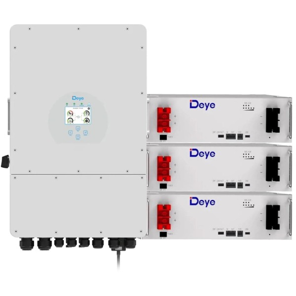 Фото - Система зберігання енергії Deye SUN-12K-SG04LP3-EU-3DE15.36K-LFP