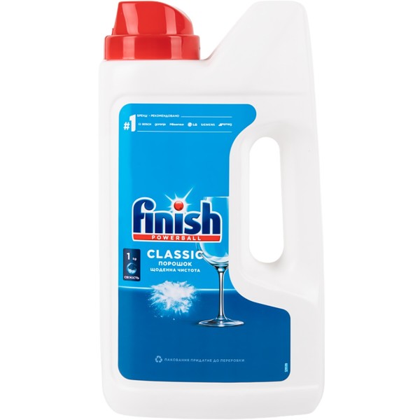 Фото - Средство для мойки в посудомоечной машине Finish Power Powder 1KG/3116