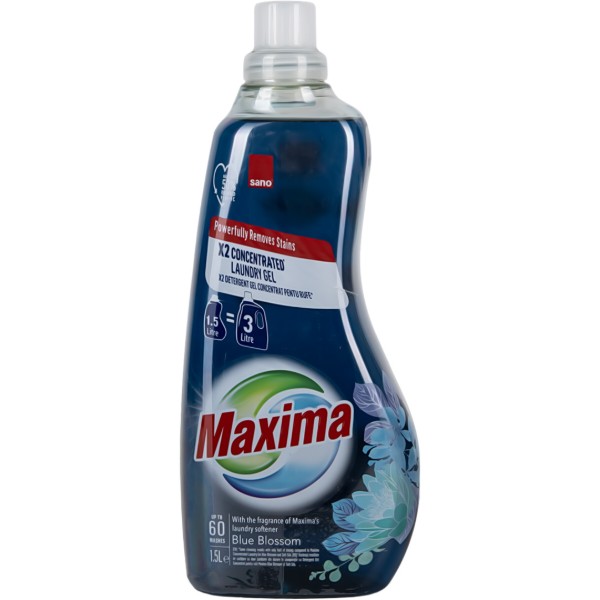 Фото - Гель для прання Sano Maxima Blue Blossom 1,5 л (7290108356915)