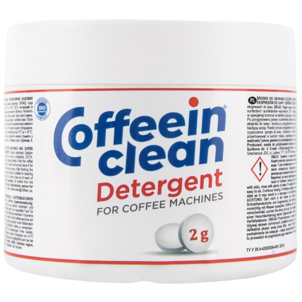 Фото - Таблетки для видалення масляного нальоту Coffeein clean Detergent таблетки 2g 200 г