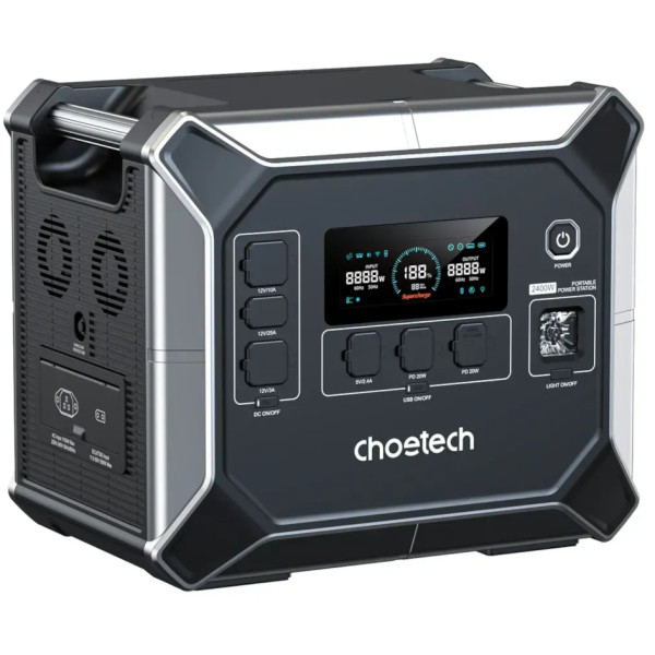 Фото - Зарядна станція універсальна Choetech 2400W (BS067)
