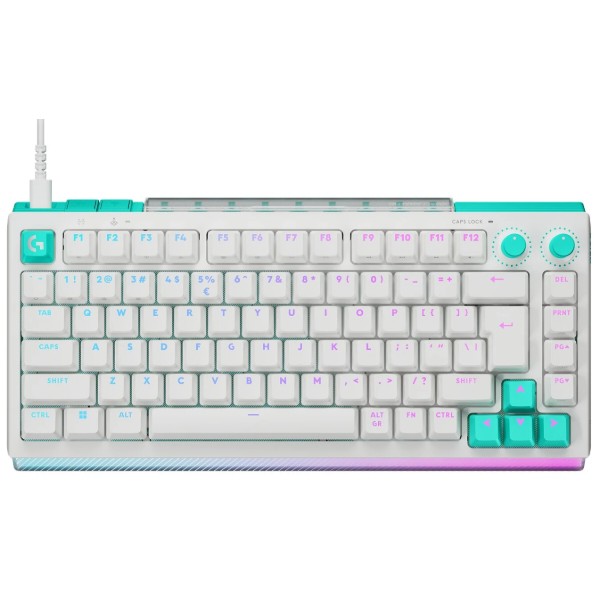 Фото - Клавиатура проводная игровая Logitech G512 X 75 White Tactile (920-013955)