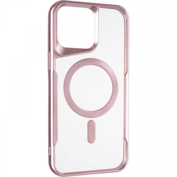 Фото - Чохол для смартфону Gelius Casual Frame Case MagSafe for iPhone 15 Pro Max Rose Gold (98572)
