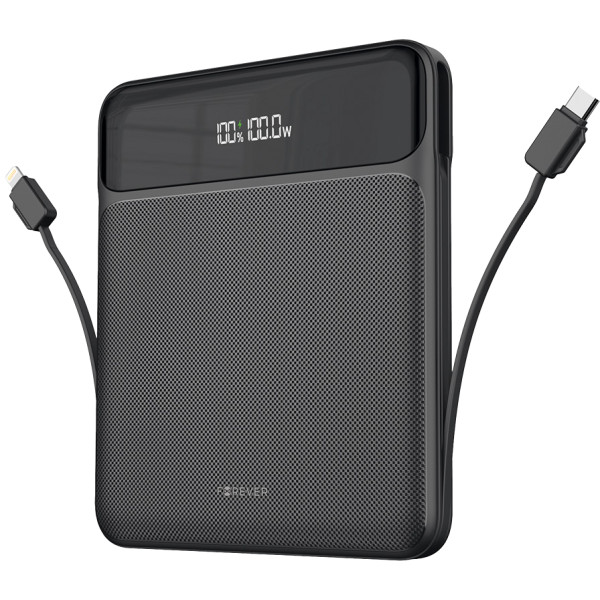 Фото - Батарея мобільна Forever power bank for laptop TB-200 100W 20000 mAh black Фото - Батарея мобільна Forever power bank for laptop TB-200 100W 20000 mAh black