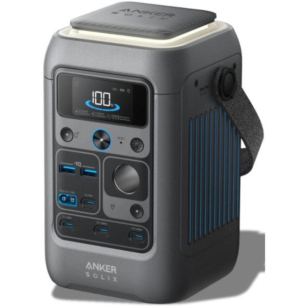 Фото - Зарядная станция универсальная Anker Solix C300 DC с LiFePO4-батареей (300W,288Wh) Black (714963) Фото - Зарядная станция универсальная Anker Solix C300 DC с LiFePO4-батареей (300W,288Wh) Black (714963)