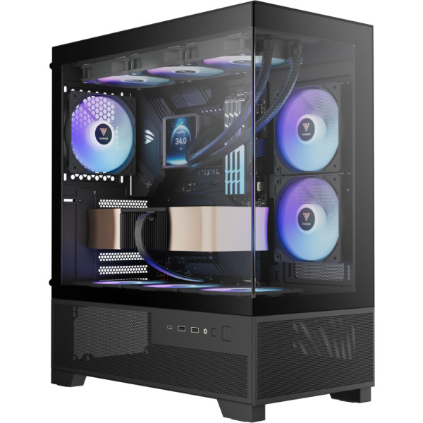 Фото - Корпус Gamdias AURA GC12 ARGB Mid-Tower (4711514503821)