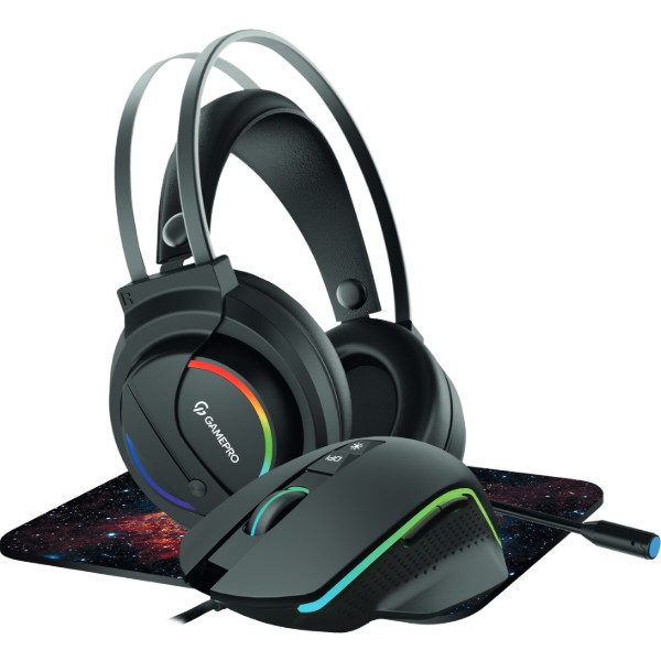 Фото - Мышь проводная игровая GamePro Gameset 3in1 GS890USB (+ наушники и коврик) Фото - Мышь проводная игровая GamePro Gameset 3in1 GS890USB (+ наушники и коврик)
