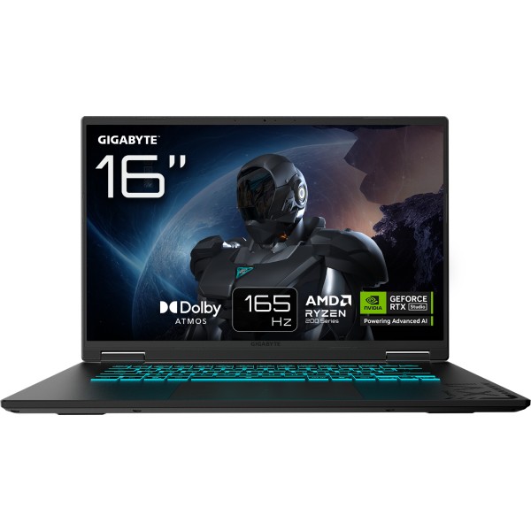 Фото - Ноутбук игровой Gigabyte Gaming A16 (3WHK3UA894SD) Black Steel