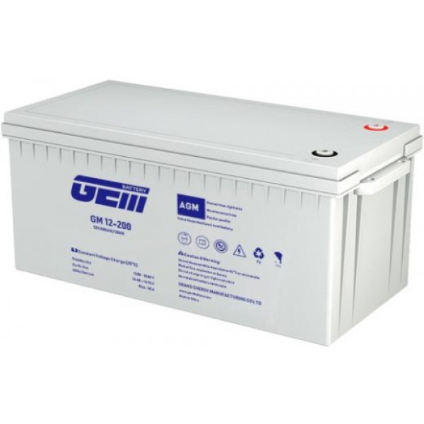 Фото - Акумулятор для ДБЖ GEM BATTERY 12V (GM 12-200)