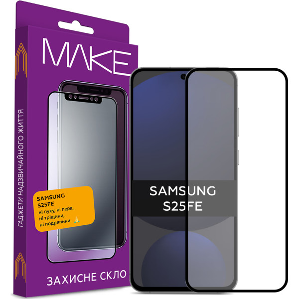 Фото - Захисне скло для смартфону MAKE for Samsung S25 FE (MGF-SS25FE)