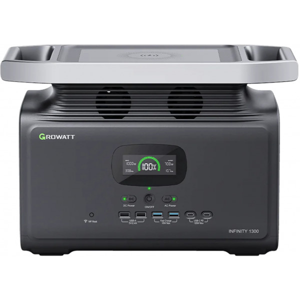 Фото - Зарядна станція універсальна Growatt Infinity 1300 1800W 1382Wh (PPSL00.0000500LS0)