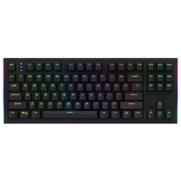 Фото - Клавіатура дротова ігрова Hator Gravity X TKL orange (HTK550) Black