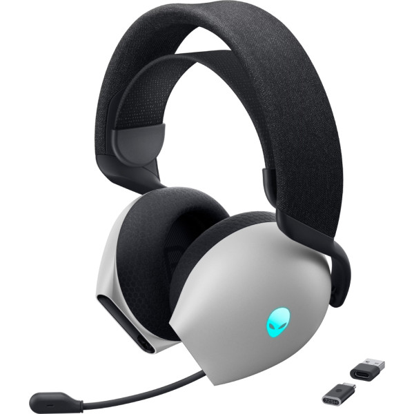 Фото - Гарнітура бездротова ігрова Dell Alienware Tri-Mode Wireless Gaming Headset - AW725H (545-BBFV) Фото - Гарнітура бездротова ігрова Dell Alienware Tri-Mode Wireless Gaming Headset - AW725H (545-BBFV)