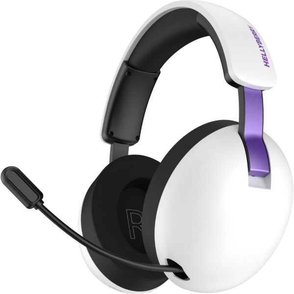 Фото - Гарнітура бездротова ігрова Hator Hellyberry HH30 wireless (HH30_wireless_WV) white-violet