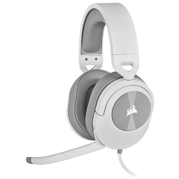 Фото - Гарнітура дротова ігрова Corsair HS55 Stereo Headset White (CA-9011261-EU)