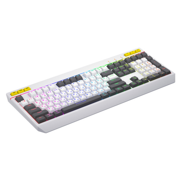 Фото - Клавиатура проводная игровая Hator Icefall USB White/Gray (HTK405UA)