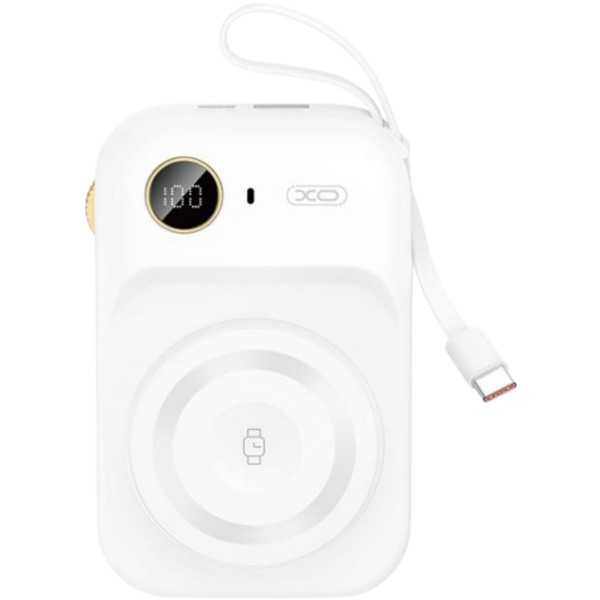 Фото - Батарея мобильная XO PR270 Magnetic MagSafe 15W 3-in-1+PD20W/QC22.5W 10000 mAh White