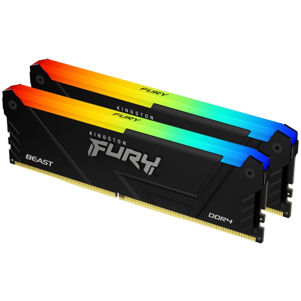 Фото - Пам'ять DDR Kingston 32GB 3200MT/s DDR4 CL16 DIMM (Kit of 2) 1Gx8 FURY (KF432C16BB12AK2/32WP)