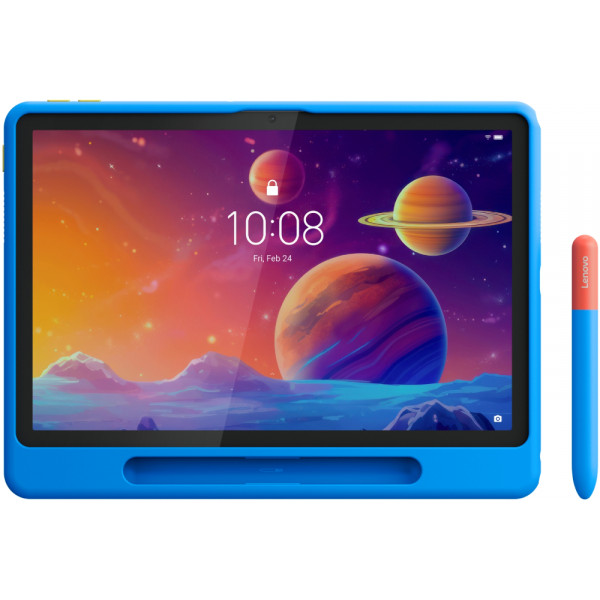 Фото - Планшет Lenovo Tab 4/128 LTE (ZAEJ0129UA) Luna Grey+Kids Bumper&Pen