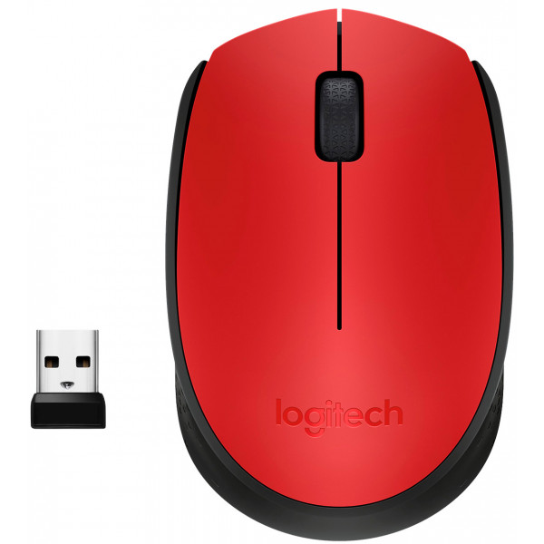 Фото - Мышь беспроводная Logitech M171 Red (910-004641)