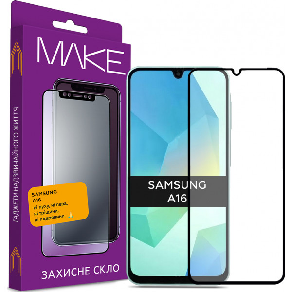 Фото - Захисне скло для смартфону MAKE FCFG Samsung A16 (MGF-SA16)