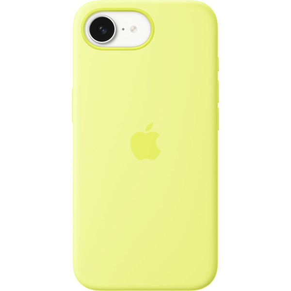 Фото - Чохол для смартфону Apple Silicone Case iPhone 16e Neon Yellow (MGYW4)