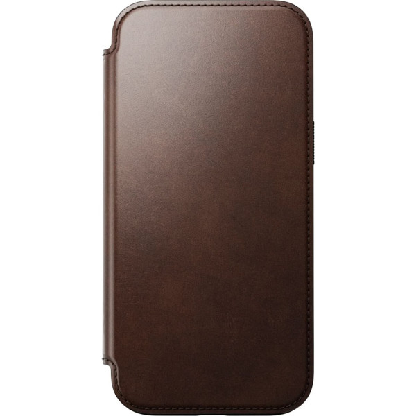 Фото - Чехол для смартфона Nomad Modern Leather Folio Rustic Brown Horween for iPhone 16 Pro (NM01676485)