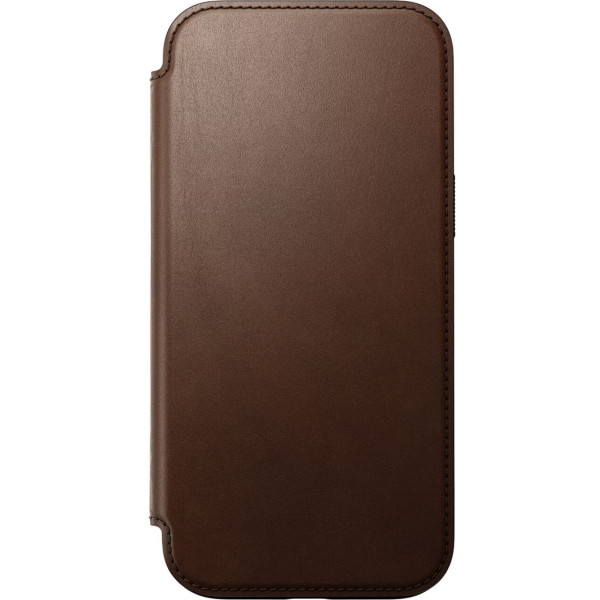 Фото - Чохол для смартфону Nomad Modern Leather Folio Brown for iPhone 16 Pro (NM01679585)