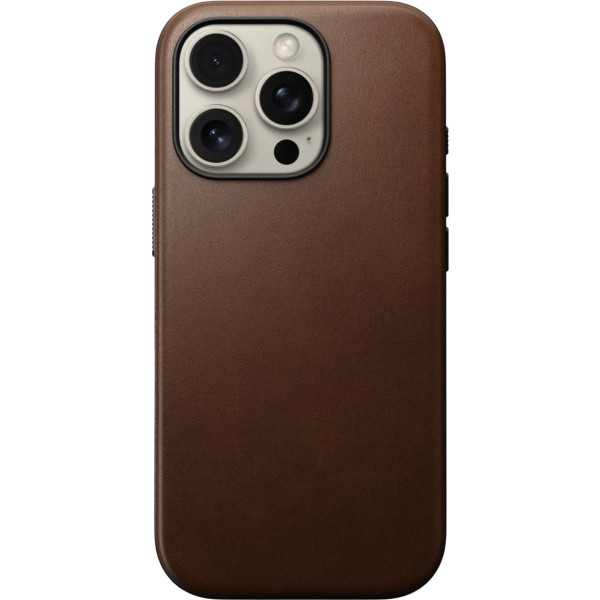 Фото - Чохол для смартфону Nomad Modern Leather Brown for iPhone 16 Pro Max (NM01692485)