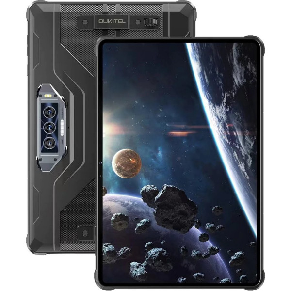 Фото - Планшет OUKITEL RT8 11'' 6/256GB LTE Black with hand Фото - Планшет OUKITEL RT8 11'' 6/256GB LTE Black with hand